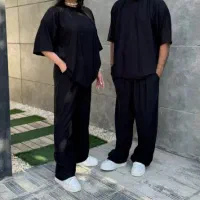 ست پیراهن و شلوار بگ زاپدار پارچه خارجی با کیفیت