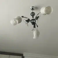 لوستر سه چراغه آویز|لوستر و چراغ آویز|زاهدان, |دیوار