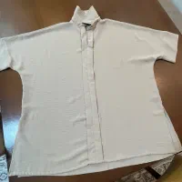 شومیز جلو بسته کرم