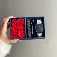 باکس ست هدیه مردانه نقره ای