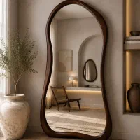 آینه دفرمه مدرن برای اتاق خواب و پذیرایی