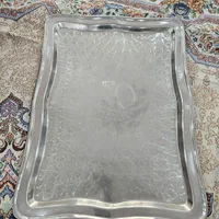 سینی بزرگ ۵۰ ساله استیل با ورق استثنائی و ضخیم|ظروف سرو و پذیرایی|تهران, تختی|دیوار