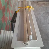 یک عدد مهتابی سقفی شیشه ای دو عددلامپی