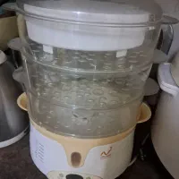 بخار پز  برقی مایسان ۳ طبقه  سالم و تمیز