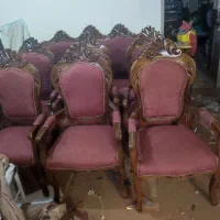 مبل  نه نفره تازه روکوبی شده پارچه نونو سمساری|مبلمان خانگی و میز عسلی|تبریز, |دیوار