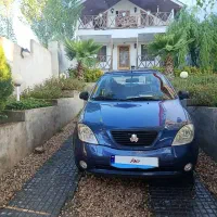 تیبا صندوق دار آبی متالیک مدل 91