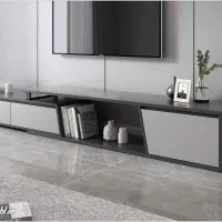 میز زیر تلویزیون سفید