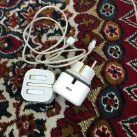 دوعدد شارژر ایفون ۴۰وات اصلی