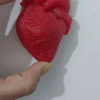 شمع قلب