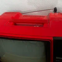 تلویزیون عتیقه قرمز قدیمی شهاب|تلویزیون و پروژکتور|گرگان, |دیوار