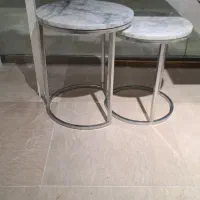 میز کنار مبلی کمجا با رویه سنگ طبیعی|مبلمان خانگی و میز عسلی|تهران, مینی‌سیتی (شهرک نفت)|دیوار