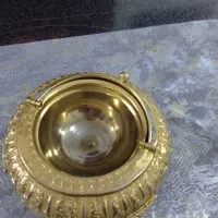 خاویار خوری برنجی در حد نو