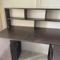 میز تحریر MDF بزرگ با قفسه کتاب