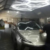 نقاشی اتومبیل لیسه گیری سپرسازی پولیش ریکاوری رنگ|خدمات موتور و ماشین|رشت, آب آسیاب|دیوار