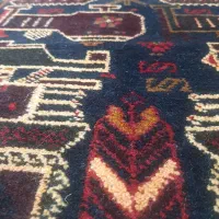 قالیچه بلوچی چله پشم جفتی|فرش|اصفهان, کوی ولی عصر|دیوار