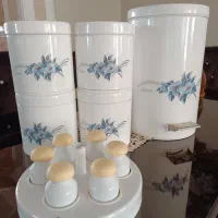 فربرقی،ظرف حبوبات،سطل آشغال وجا ادویه|اجاق گاز و لوازم برقی پخت‌وپز|تبریز, |دیوار