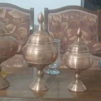 فروش تعدادی ظروف فیروزه کوبی و زیر ساخت( تغییر شغل|صنایع دستی و سایر لوازم تزئینی|اصفهان, صائب|دیوار