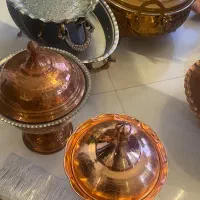 ست کامل لوازم مسی قدیمی و ارزشمند|کلکسیون اشیاء عتیقه|مشهد, فرهنگ|دیوار