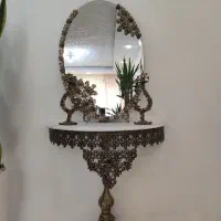 آینه شمعدان در حد نو