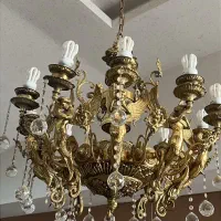 فروش لوستر تمام برنج|لوستر و چراغ آویز|کرج, شهرک بنفشه|دیوار