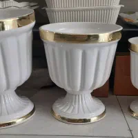 گلدان سفالی/ طرح ها و رنگ های متنوع