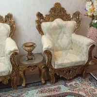 مبل استیل 7نفره نو با میز عسلی حراج بخاطر کمبود جا|مبلمان خانگی و میز عسلی|چهارباغ, |دیوار