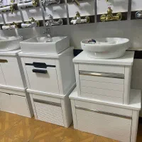 انواع روشویی کابینتی دارای آینه باکس قیمت فاکتور|لوازم سرویس بهداشتی|بوکان, |دیوار