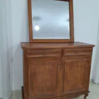 اینه و کنسول با چوب سند بلاست نو نو|بوفه، ویترین، کنسول|مریوان, |دیوار