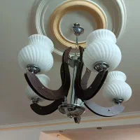 لوسترحبابی چوبی یک جفت