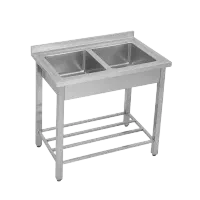 سینک دو لگن صنعتی 60×90