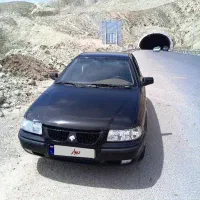 سمند مشکی دو گانه کارخانه روی کارت نوشته