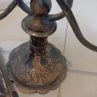 ایینه و .شمعدان نقره متعلق به 80الی 90 سال پیش|آینه|اراک, |دیوار