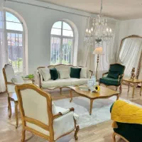 مبل استیل کلاسیک راحتی تمام چوب شرکتی تولیدی