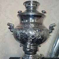 سماورماندگار نو نو۶لیترمدل گلابی قلم زنی