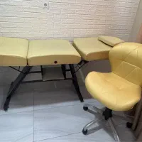 تخت و صندلی جک دار آرایشگاهی با هم و جدا