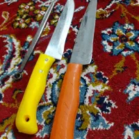کارد قصابی و مسقل چاقو تیز کن
