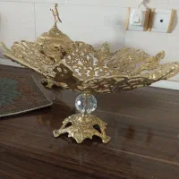 میوه خوری و شکلات خوری برنز سنگین وزن و مسی|ظروف سرو و پذیرایی|مراغه, |دیوار