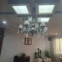 لوستر ۶شاخه دوشعله،همراه ۲عدد دیوارکوب ۲شعله