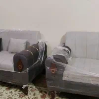 مبل اسکارلت پایه چوبی