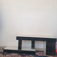 زیر تلویزیون ام دی اف با دو عدد کشو.