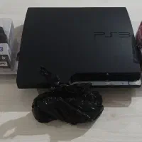ps3 slim تمیز با دو دسته نو و آکبند