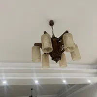 لوستر چوبی|لوستر و چراغ آویز|لاهیجان, کوی آزادگان|دیوار