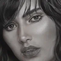 آموزش و سفارش نقاشی چهره سیاهقلم و رنگی|تابلو، نقاشی، عکس|اندیشه, اندیشه فاز ۴|دیوار