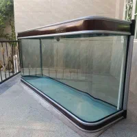 آکواریوم ۲ متری خارجی با میز نو