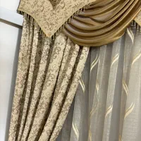 پرده با کتیبه چوبی|پرده، رانر، رومیزی|زاهدان, |دیوار