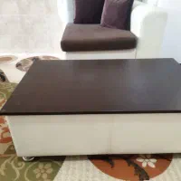 مبل تک نفره و دو کوسن، به همراه گل میز بزرگ|مبلمان خانگی و میز عسلی|شیراز, شهرک سعدی|دیوار