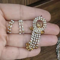 ست ونیم ست گردنی وگوشواره|جواهرات|همدان, |دیوار