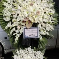 انواع تاج گل ترحیم ، افتتاحیه ، نمایشگاهی|گل و گیاه طبیعی|ری, بازار گل خاوران|دیوار