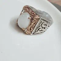 انگشتر نقره اصل با سنگ حرم امام حسین ع