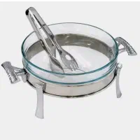 سوفله سالاد خوری لیوان و اسپرسو ساز رو گازی قمقمه